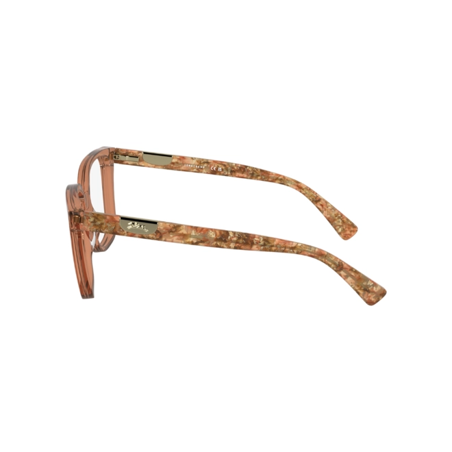 Óculos de Grau Longchamp LO2765 842 55 Acetato Laranja Transparente 4