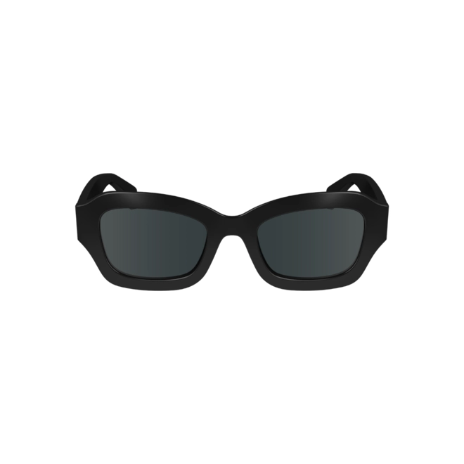 Óculos de Sol Longchamp LO749S 001 50 Acetato Preto com lentes na cor Cinza 2