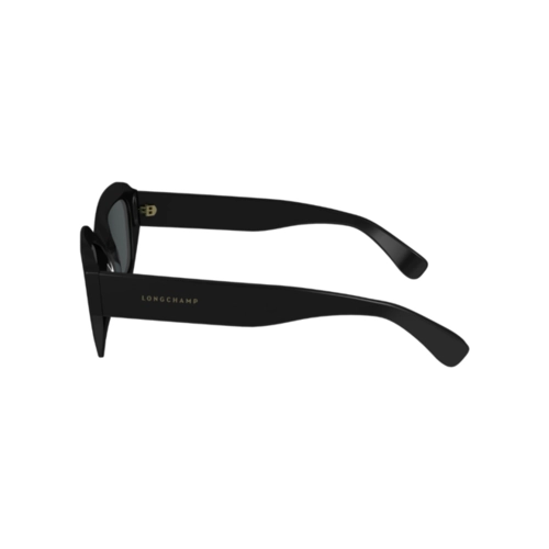 Óculos de Sol Longchamp LO749S 001 50 Acetato Preto com lentes na cor Cinza