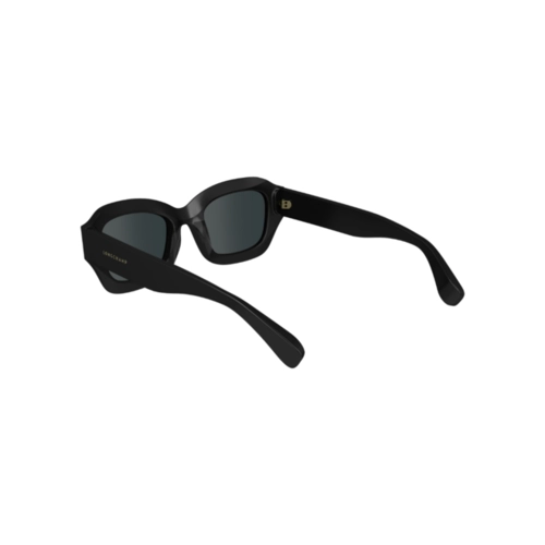 Óculos de Sol Longchamp LO749S 001 50 Acetato Preto com lentes na cor Cinza