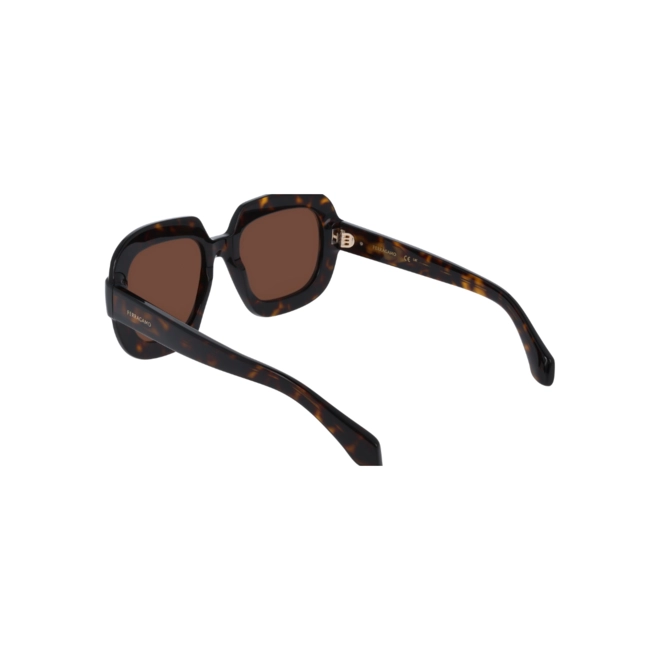 Óculos de Sol Salvatore Ferragamo SF2068SE 242 54 Acetato Marrom Mesclado com lentes na cor Marrom 5