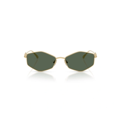 Óculos de Sol Jimmy Choo 0JC4017 30237155 Metal Dourado com lentes na cor Verde