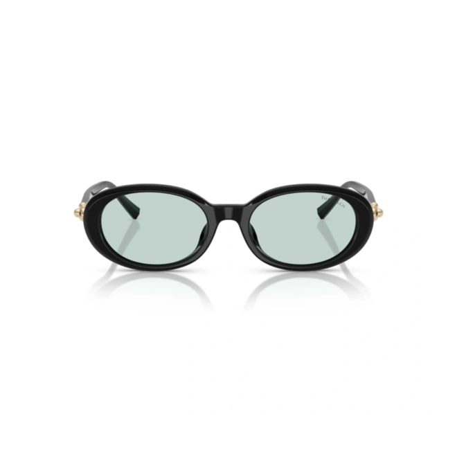 Óculos de Sol Tiffany 0TF4242D 8001D954 Acetato Preto com lentes na cor Azul 2