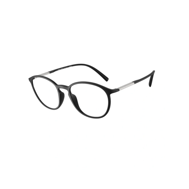 Óculos de Grau Giorgio Armani 0AR7275U 5042 52 Acetato Preto Fosco 1