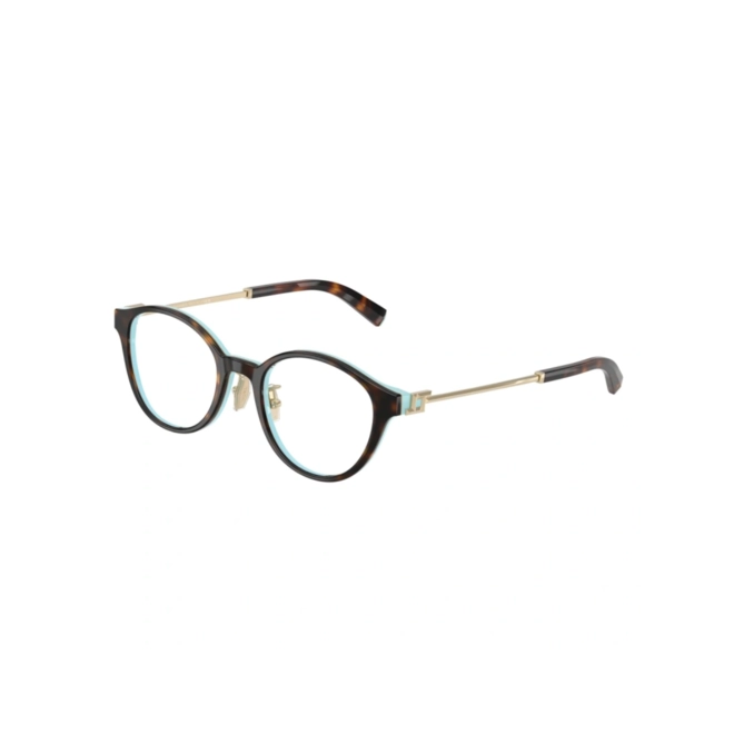 Óculos de Grau Tiffany 0TF2275D 8134 48 Acetato Marrom Mesclado e Azul 1