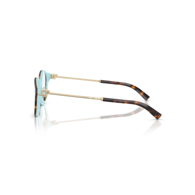 Óculos de Grau Tiffany 0TF2275D 8134 48 Acetato Marrom Mesclado e Azul 3