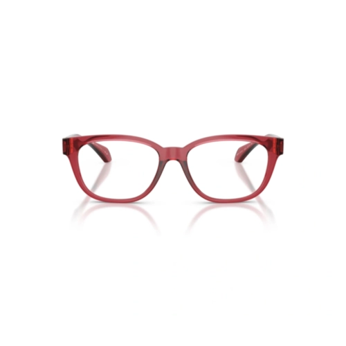 Óculos de Grau Versace 0VE3376U 5523 53 Acetato Vermelho Transparente