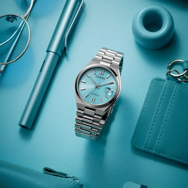Relógio Citizen Tsuyosa Automático Masculino - NJ0151 53MN Azul 4