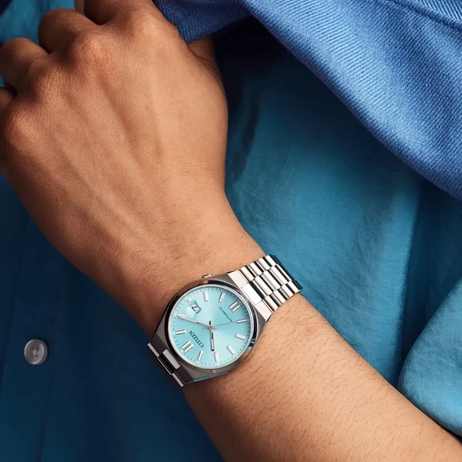 Relógio Citizen Tsuyosa Automático Masculino - NJ0151 53MN Azul 2