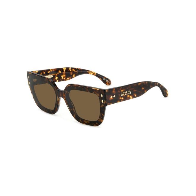 Óculos de Sol Isabel Marant IM 0170/S 6570 S Acetato Marrom Mesclado com lentes na cor Marrom 1