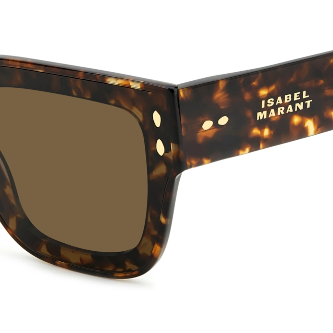 Óculos de Sol Isabel Marant IM 0170/S 6570 S Acetato Marrom Mesclado com lentes na cor Marrom 4