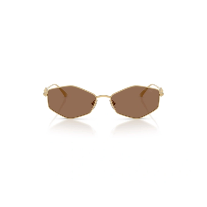 Óculos de Sol Jimmy Choo 0JC4017 30237355 Metal Dourado com lentes na cor Marrom 2
