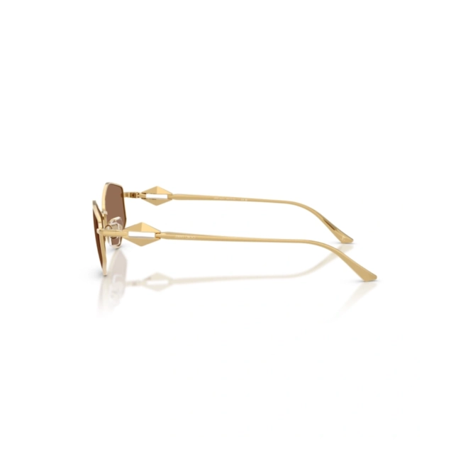 Óculos de Sol Jimmy Choo 0JC4017 30237355 Metal Dourado com lentes na cor Marrom 3
