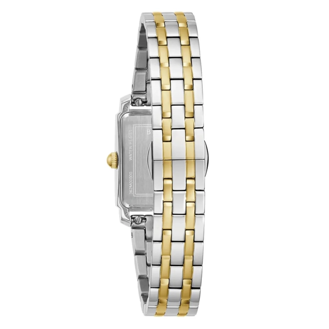 Relógio Bulova Sutton Diamond Feminino - 98P220 Dois tons 3