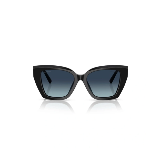 Óculos de Sol Tiffany 0TF4239U 83944U52 Acetato Preto com lentes na cor Azul Degradê Polarizado 2