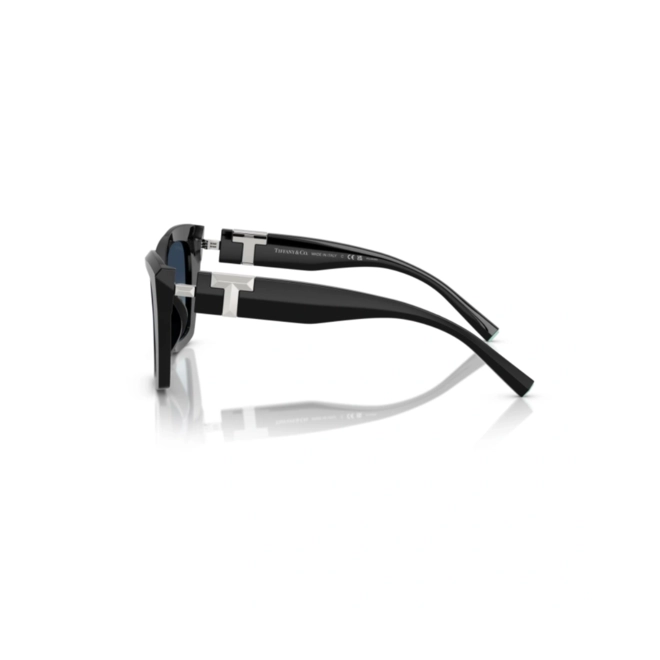 Óculos de Sol Tiffany 0TF4239U 83944U52 Acetato Preto com lentes na cor Azul Degradê Polarizado 3