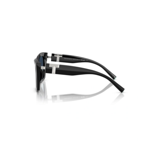 Óculos de Sol Tiffany 0TF4239U 83944U52 Acetato Preto com lentes na cor Azul Degradê Polarizado