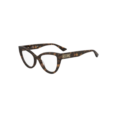 Óculos de Grau Moschino MOS652 086 5218 R Acetato Marrom Mesclado