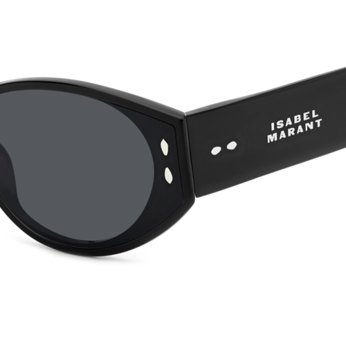Óculos de Sol Isabel Marant IM 0185/G/S 807 64IR S Acetato Preto com lentes na cor Cinza