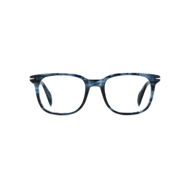 Óculos de Grau David Beckham DB 1184 38I 5239 R Acetato Azul Mesclado 2