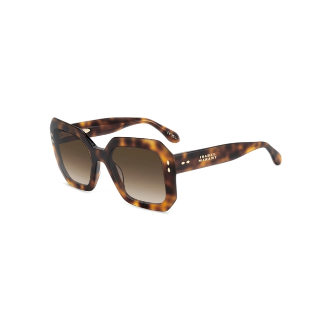 Óculos de Sol Isabel Marant IM 0190/G/S WR9 53HA S Acetato Marrom Mesclado com lentes na cor Marrom Degradê 1