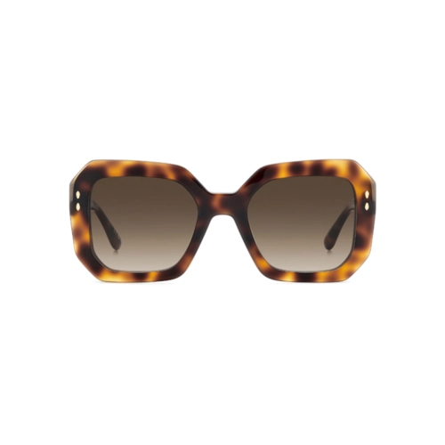 Óculos de Sol Isabel Marant IM 0190/G/S WR9 53HA S Acetato Marrom Mesclado com lentes na cor Marrom Degradê