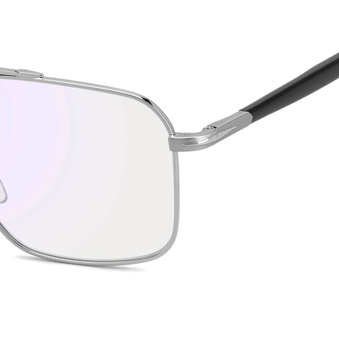 Óculos de Grau David Beckham DB 1187/G/S KJ1 5716 S Metal Cinza com Clip-On na cor Cinza Polarizado 4