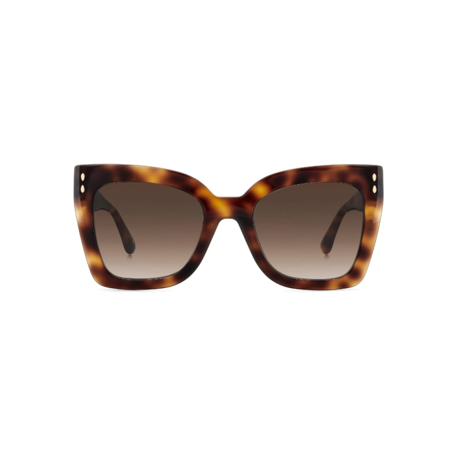 Óculos de Sol Isabel Marant IM 0188/S WR9 53HA S Acetato Marrom Mesclado com lentes na cor Marrom Degradê 1