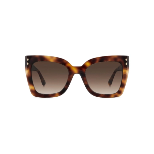 Óculos de Sol Isabel Marant IM 0188/S WR9 53HA S Acetato Marrom Mesclado com lentes na cor Marrom Degradê