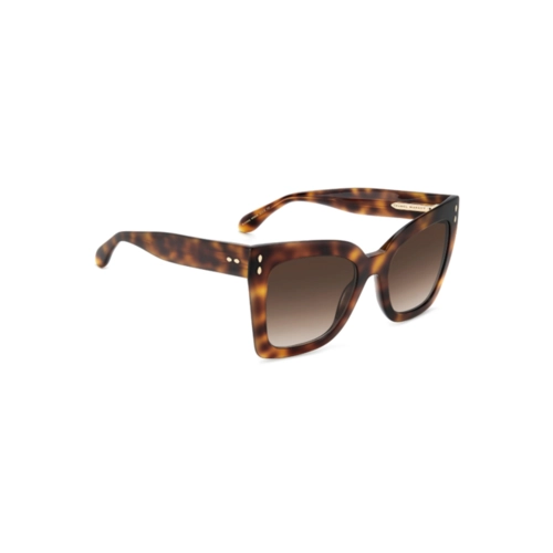 Óculos de Sol Isabel Marant IM 0188/S WR9 53HA S Acetato Marrom Mesclado com lentes na cor Marrom Degradê