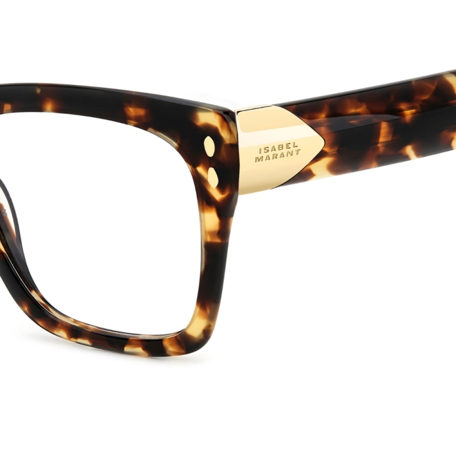 Óculos de Grau Isabel Marant IM 0212 086 5217 R Acetato Marrom Mesclado 4