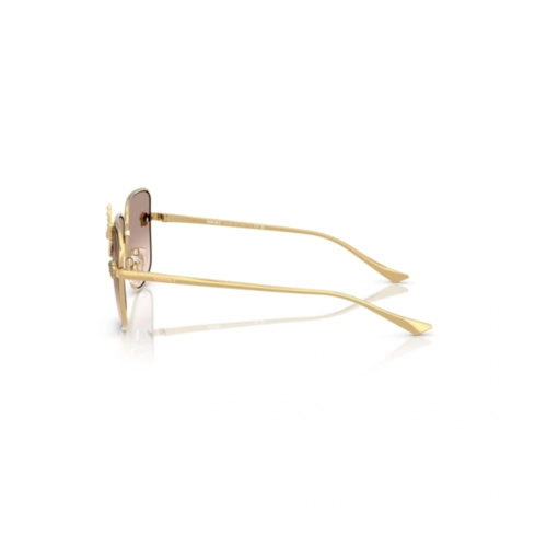 Óculos de Sol Versace 0VE2282 10028Z59 Metal Dourado com lentes na cor Marrom Degradê Espelhado
