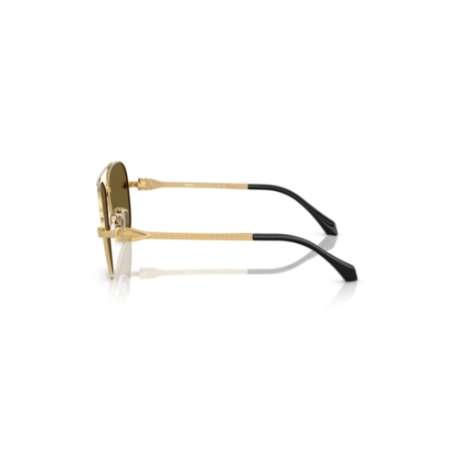 Óculos de Sol Versace 0VE2283 10027I61 Metal Dourado com lentes na cor Amarelo Degradê