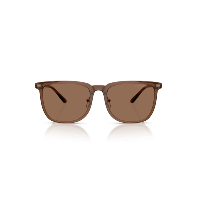 Óculos de Sol Emporio Armani 0EA4255D 62827356 Acetato Marrom com lentes na cor Marrom 2