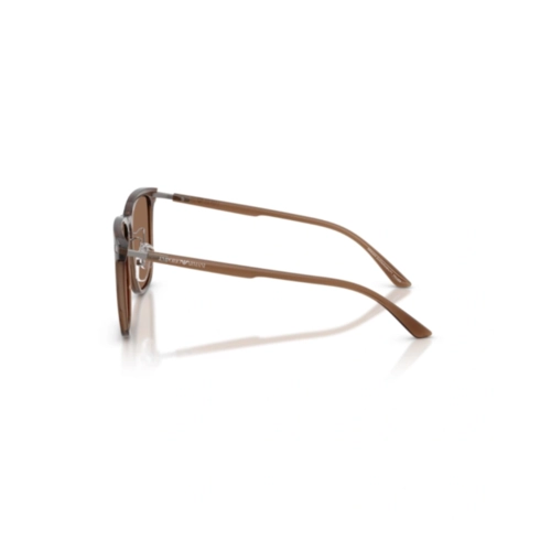 Óculos de Sol Emporio Armani 0EA4255D 62827356 Acetato Marrom com lentes na cor Marrom