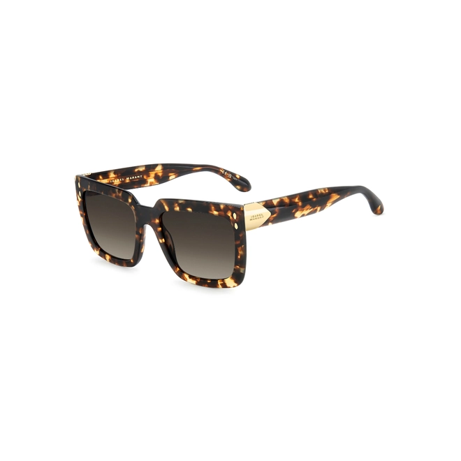 Óculos de Sol Isabel Marant IM 0213/S 086 55HA S Acetato Marrom Mesclado com lentes na cor Marrom Degradê 1