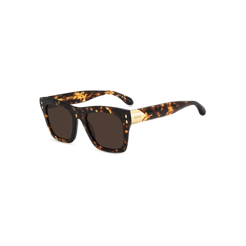 Óculos de Sol Isabel Marant IM 0214/S 086 5170 S Acetato Marrom Mesclado com lentes na cor Marrom