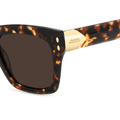 Óculos de Sol Isabel Marant IM 0214/S 086 5170 S Acetato Marrom Mesclado com lentes na cor Marrom
