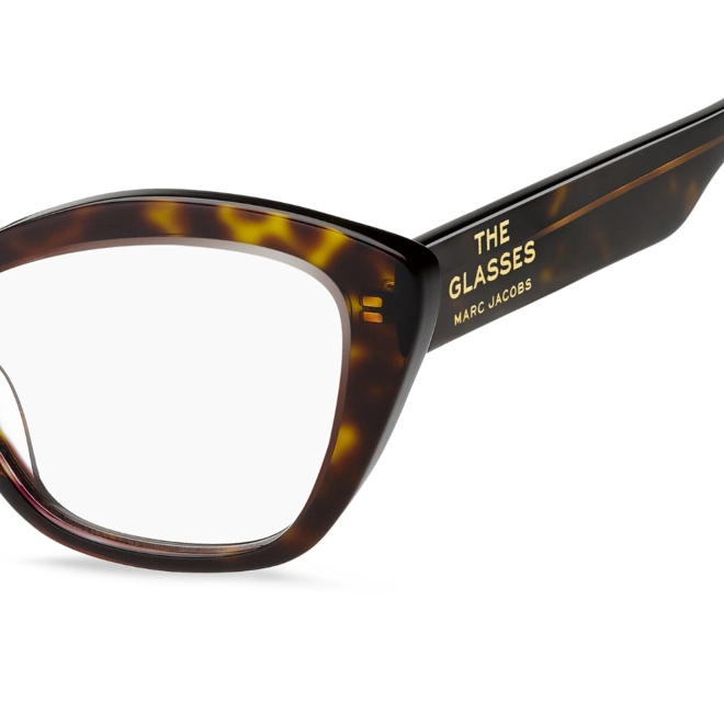 Óculos de Grau Marc Jacobs MARC 802 AIO 5317 R Acetato Marrom Mesclado 4
