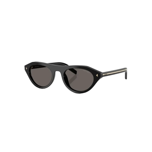 Óculos de Sol Prada 0PR B15S 16K73151 Acetato Preto com lentes na cor Cinza