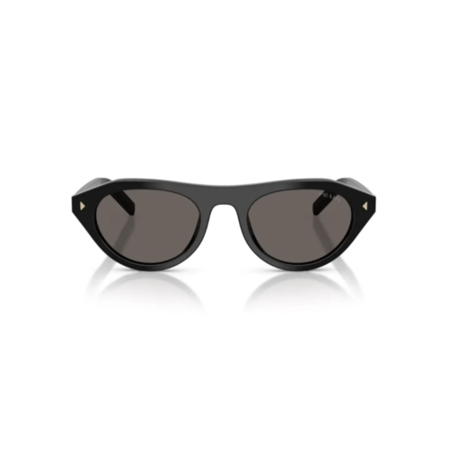 Óculos de Sol Prada 0PR B15S 16K73151 Acetato Preto com lentes na cor Cinza