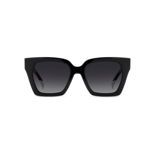 Óculos de Grau Missoni MIS 0222/C2 807 5418 S Acetato Preto com lentes na cor Cinza Degradê Polarizado 3