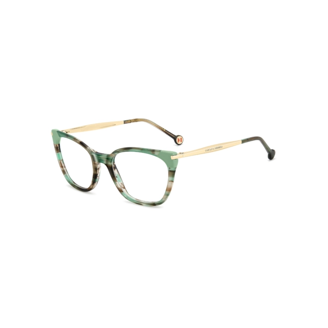 Óculos de Grau Carolina Herrera HER 0311 I88 5319 R Acetato Verde e Marrom Mesclado 1