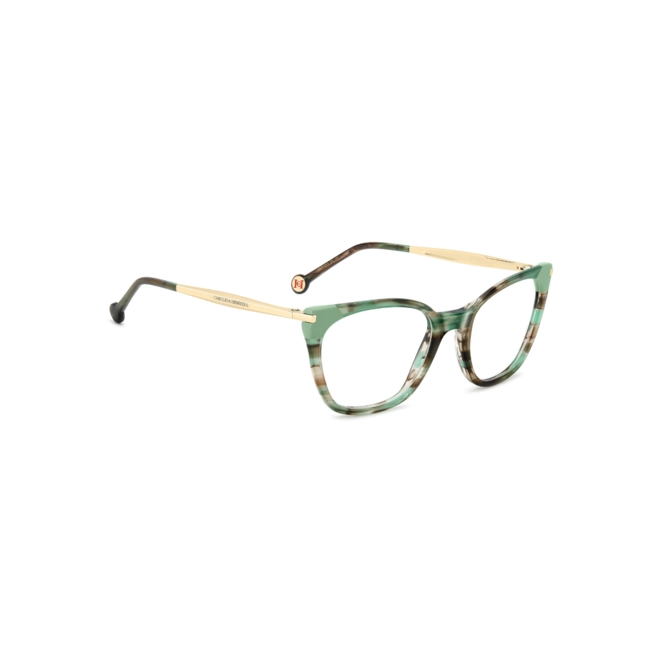 Óculos de Grau Carolina Herrera HER 0311 I88 5319 R Acetato Verde e Marrom Mesclado 3