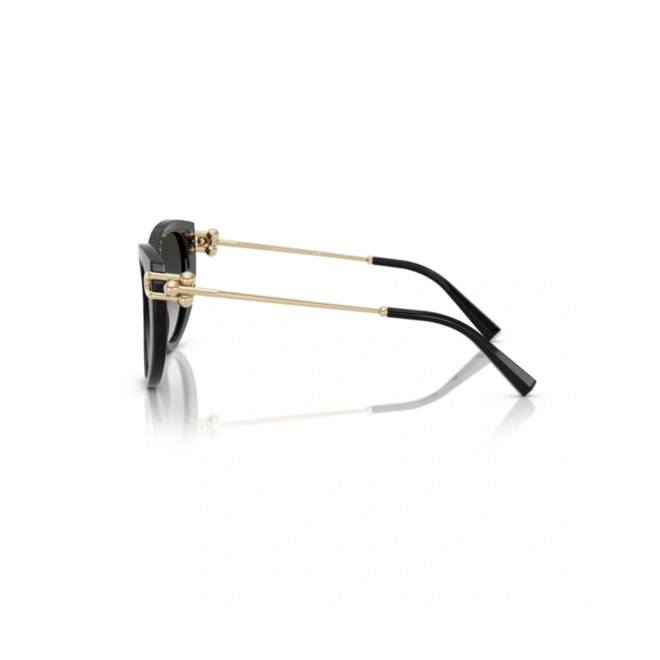 Óculos de Sol Tiffany 0TF4232 80013C53 Acetato Preto com lentes na cor Cinza Degradê 3