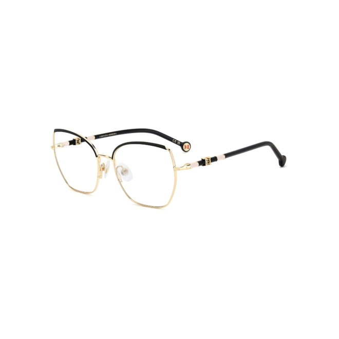 Óculos de Grau Carolina Herrera HER 0306 2M2 5617 R Metal Dourado e Preto 1