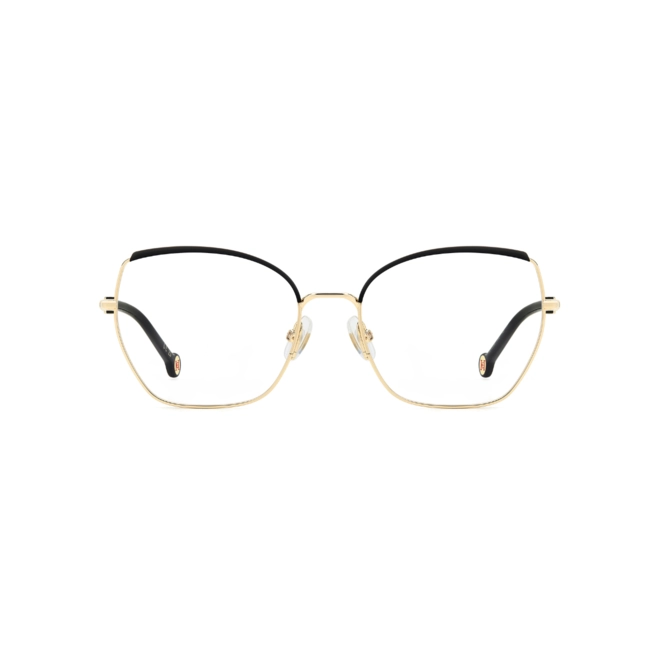 Óculos de Grau Carolina Herrera HER 0306 2M2 5617 R Metal Dourado e Preto 2