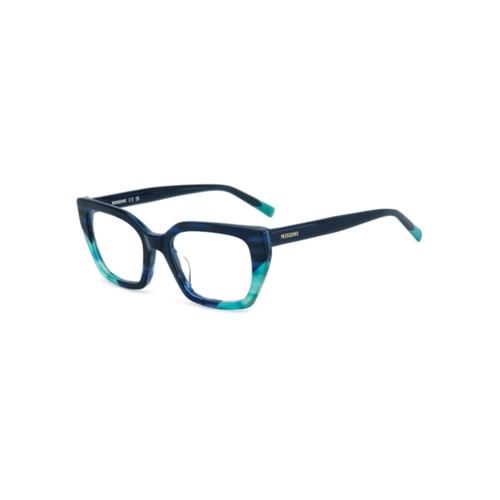 Óculos de Grau Missoni MIS 0225/G ZX9 5219 R Acetato Azul Mesclado