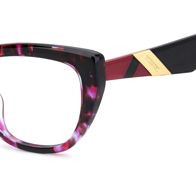 Óculos de Grau Missoni MIS 0224/G 2TM 5417 R Acetato Rosa Mesclado 5