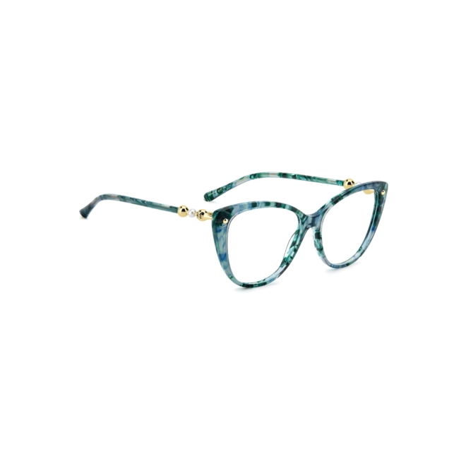 Óculos de Grau Carolina Herrera HER 0319 XGW 5415 R Acetato Verde Mesclado 3